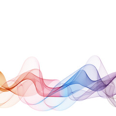 colorful abstract wave. vector pattern. color lines. layout for presentation, advertising, banner. eps 10