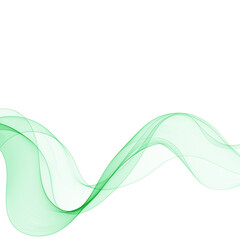 Abstract vector colorful background. Design element - wave of green. eps 10.