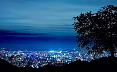 sunset over the river