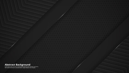 Fototapeta premium Abstract dark black background with copy space