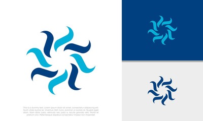 Fototapeta na wymiar Human Resources Consulting Company, Global Community Logo. Social Networking logo designs.
