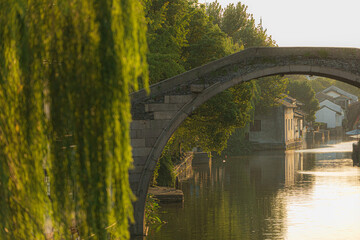 old bridge in the park