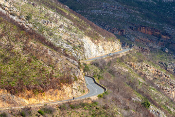Panorama of the Tradouw Pass near Barrydale in the Western Cape of South Africa