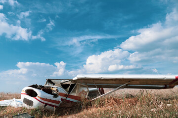 old abandoned plane