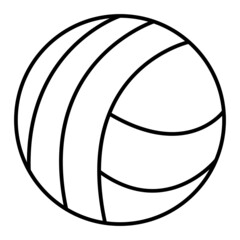 Vector Wool Ball Outline Icon Design