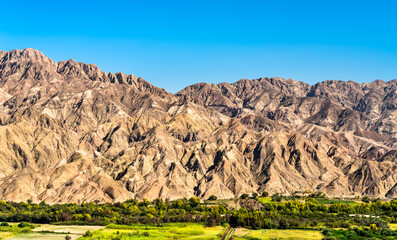 Mountains at Palpa in Peru