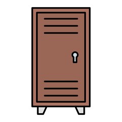  Vector Lockers Filled Outline Icon Design