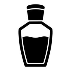 Vector Perfume Glyph Icon Design