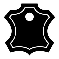 Vector Leather Glyph Icon Design