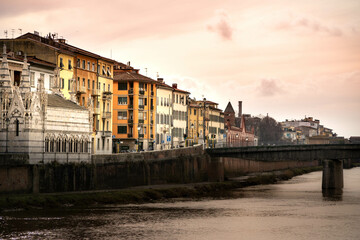 Obraz premium ponte vecchio city