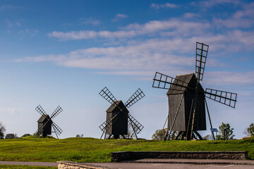 windmills on the island Öland, Sweden