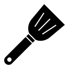 Vector Spatula Glyph Icon Design