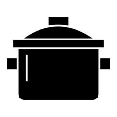  Vector Cooking Pot Glyph Icon Design