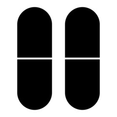 Vector Pills Glyph Icon Design