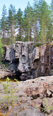 Fototapeta premium Forest and rocks Karelia