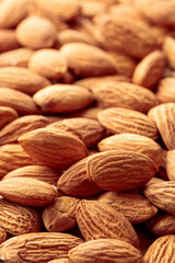 Almonds. Selective focus.