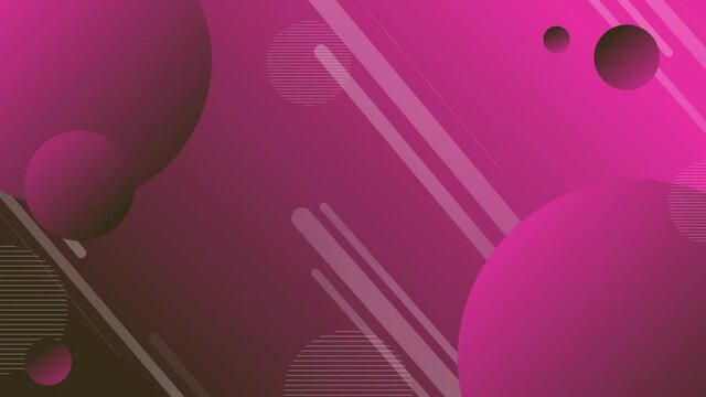Looped stylish abstract shape background, motion graphics