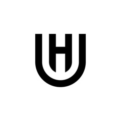 UH Initial letter monogram logo