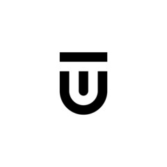 UT Initial letter monogram logo