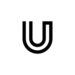 UU Initial letter monogram logo