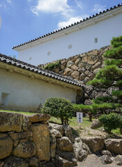 Fototapeta na wymiar Architecture of Himeji Castle, Japan