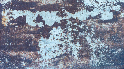 Old scratched steel texture. Grunge rusted metal texture, rust and oxidized metal background. Old...