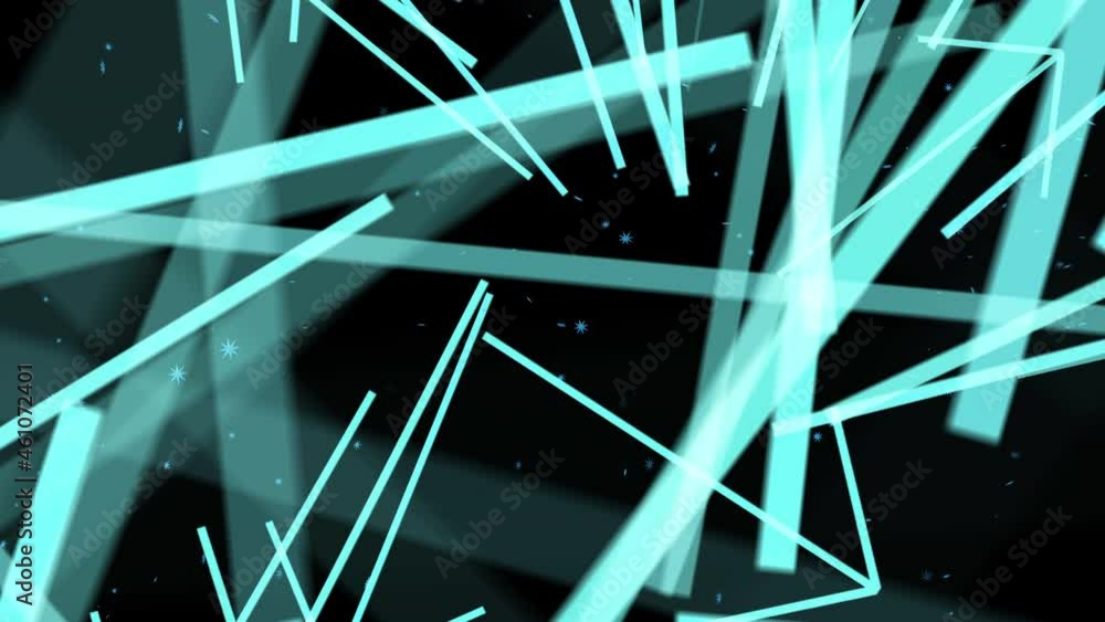 Poster abstract arrows fly away into outer space against the background of snowflakes. can be used to creat