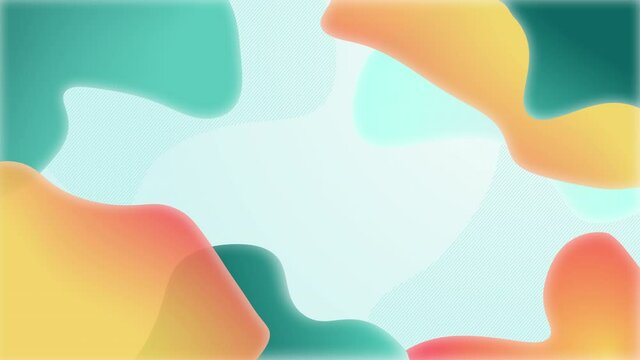 Looped stylish abstract shape background, motion graphics