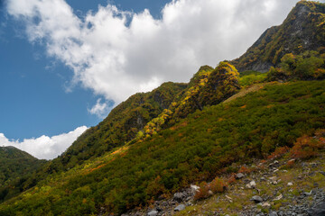 mountain landscape with sky