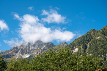 landscape with clouds