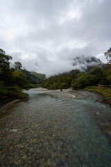 river in the mountains