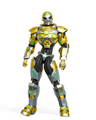 Fototapeta premium space knight is standing up