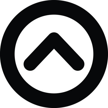 Up Arrow Vector icon that can easily modify or edit

