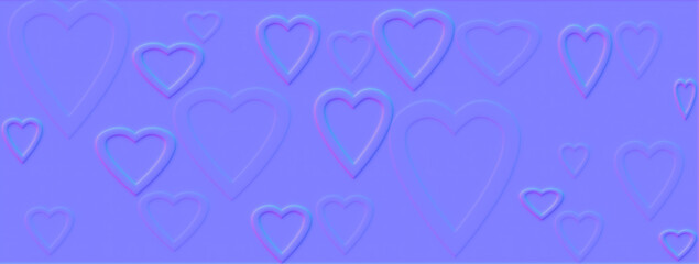 colorful background with heart shapes 