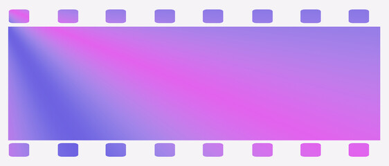 film strip with space