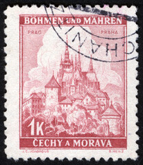 Postage stamps of the Czechoslovakia. Stamp printed in the Czechoslovakia. Stamp printed by Czechoslovakia.
