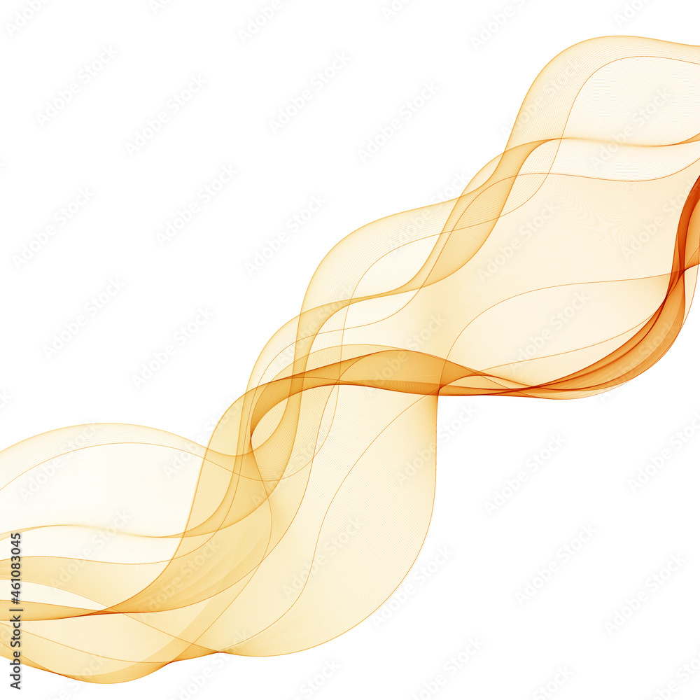 Fototapete Abstract vector colorful background. The design element is a colored wave. Template for advertising, computer background. eps 10