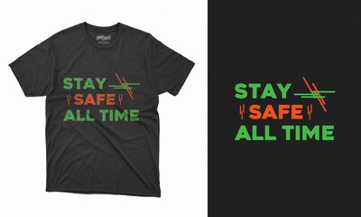 Typography and vector t-shirt design template