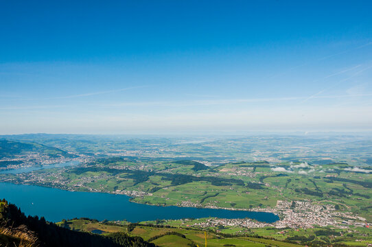 Rigi, K&uuml;ssnacht am Rigi, Rigi Kulm, Rigi Staffel, Rigi Staffelh&ouml;he, Vierwaldst&auml;ttersee, Bergbahn, Wanderweg, Aussichtspunkt, Sommer, Zentralschweiz, Schweiz