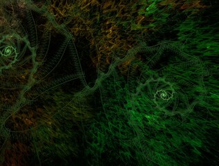 Imaginatory fractal abstract background Image