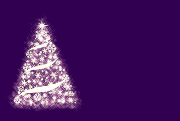 abstract christmas tree