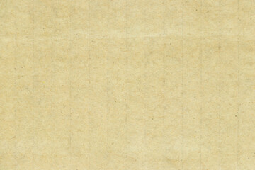 Closed up of brown color corrugated paper textured background used as wallpaper, decoration, design element