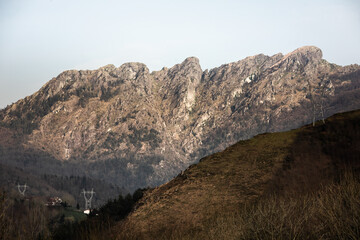 Look at Aiako Harriak three peaks at the Basque Country..