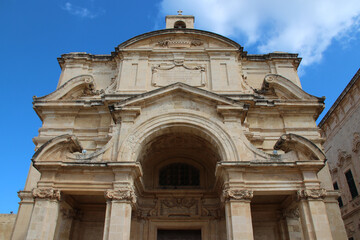 Fototapeta na wymiar sainte-catherine church in valletta (malta)