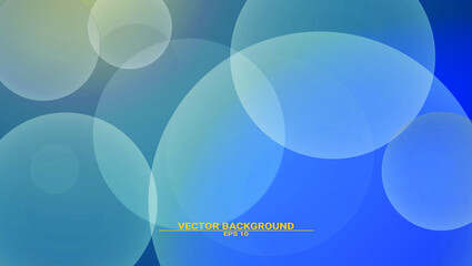 abstract blue background with circles