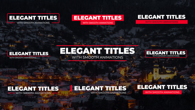 Elegant Modern Animation Titles