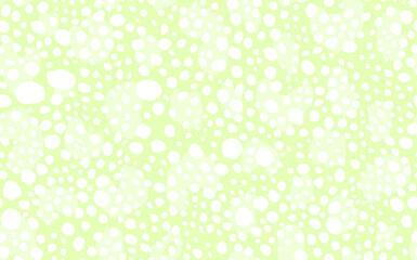 Abstract modern leopard seamless pattern. Animals trendy background. Green and white decorative vector stock illustration for print, card, postcard, fabric, textile. Modern ornament of stylized skin