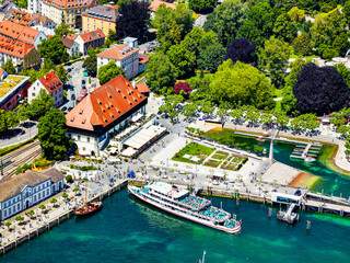 Konstanz von oben - Luftbildfotografie