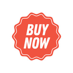 Buy Now Label, Buy Now Text, Buy Now Sticker, Shopping Label, Online Store Sign, Vector Illustration 