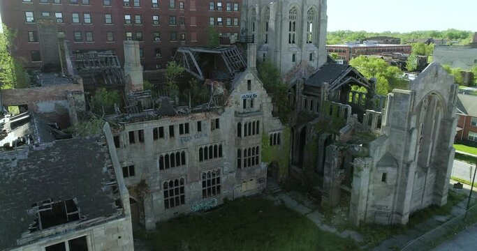 Gary Indiana Aerial Footage - Urban Decay in 4K 10